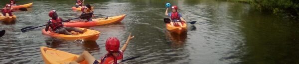 kayaking kids party north yorkshire