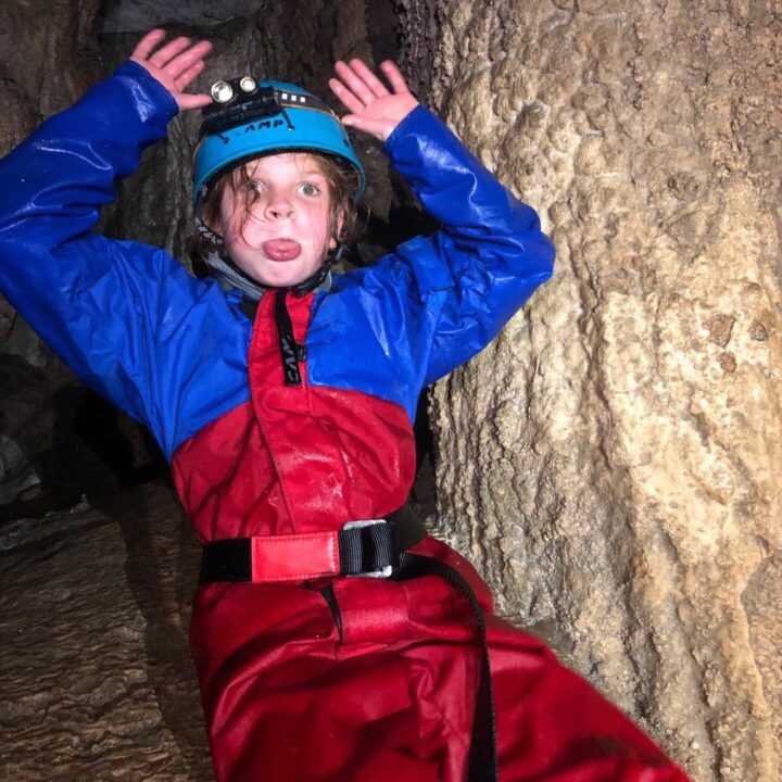 Caving experience suitable for kids