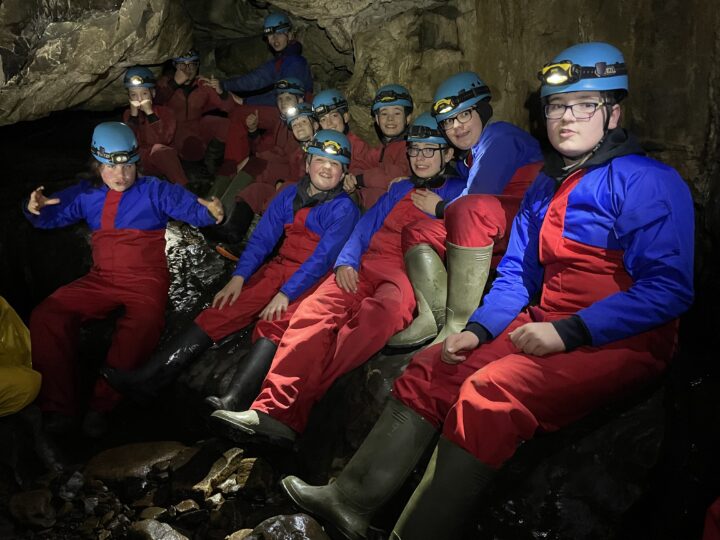 Educational caving in the Yorkshire Dales