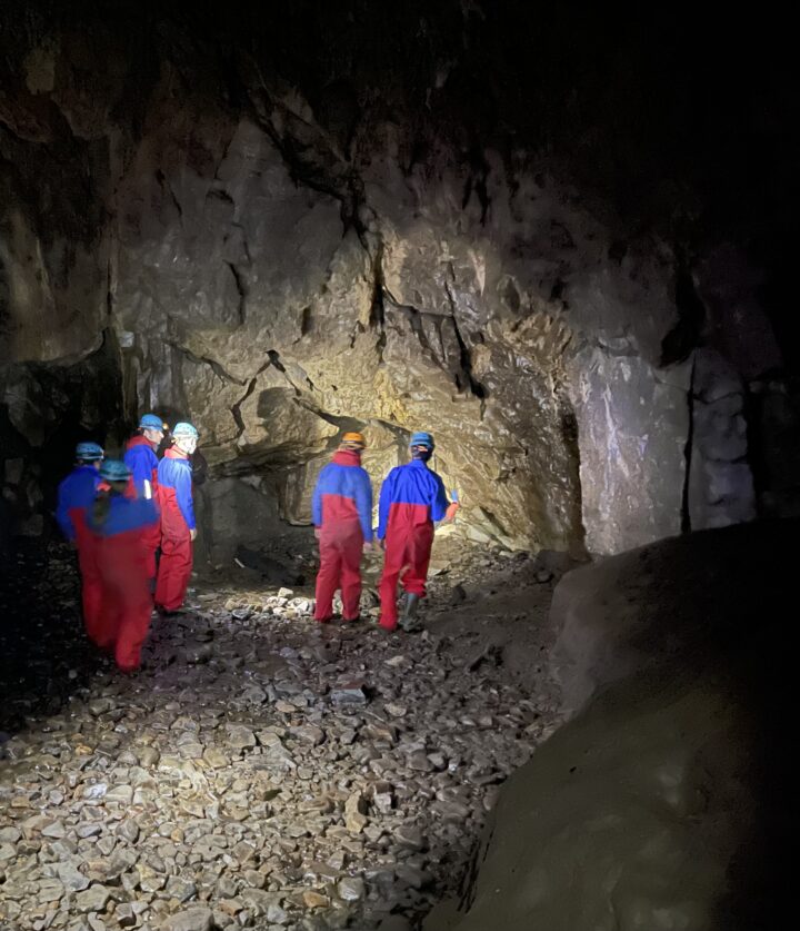 Educational caving visit to Yordas Cave near Ingleton