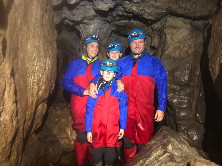 Family caving trips in North Yorkshire