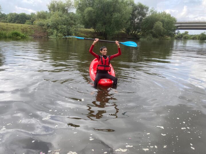kayaking games and fun challenges River Ure Boroughbridge