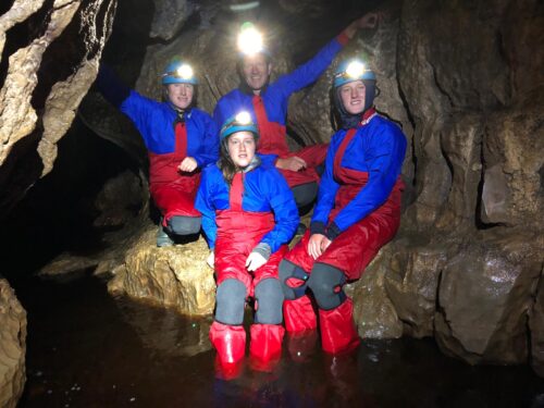 Family caving experience Yorkshire Dales
