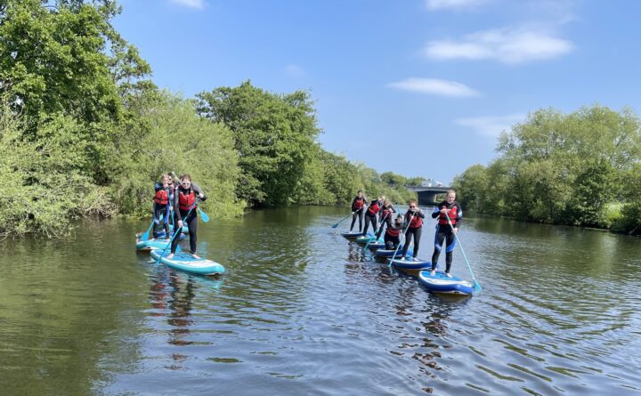 Learn paddle boarding skill North Yorkshire